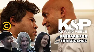 BRITISH FAMILY REACTS | Key and Peele - Prepare For Turbulence!