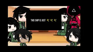 "Squid game react to meme"(ship) circle x triangle x square meme gacha club