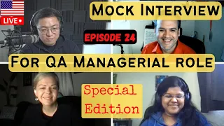 A Mock Interview with real QA Managers