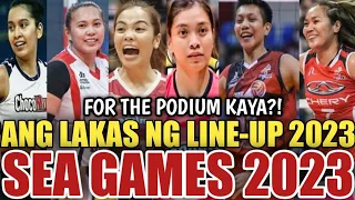 SEA GAMES NATIONAL TEAM WOMENS VOLLEYBALL LINEUP 2023  #seagames #seagames2023 #officiallineup