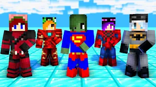 MONSTER SCHOOL : SIMPLE DIMPLE SUPER HERO MONSTER GIRLS - MINECRAFT ANIMATION