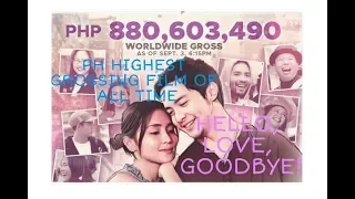 HELLO, LOVE, GOODBYE (STAR CINEMA) - PH HIGHEST GROSSING FILM OF ALL TIME