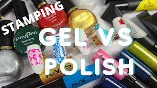 Stamping for beginners | let's Practice |  Stamping polish vs Stamping Gel