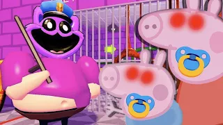 Evil Baby Peppa Pig ESCAPE CATNAP BARRY'S PRISON RUN in Roblox
