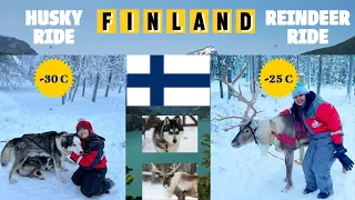 Finland Trip Series - Episode 4: Husky and Reindeer Rides in Lapland