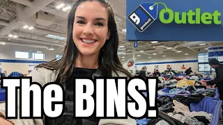 Thrift with Me at the Goodwill BINS to Find clothes to SELL ONLINE eBay & Poshmark for a PROFIT!