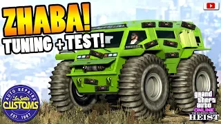 🐸🛠Die PANZER KRÖTE!🐸🛠 ZHABA Tuning + WAFFENTest! GTA 5 Online Casino Heist Update DLC