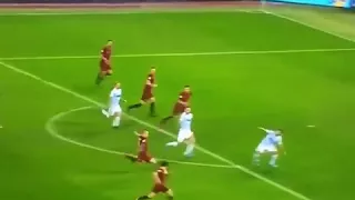 AS Roma 2-1 Lazio . Radja Nainggolan Goal