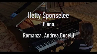 Romanza, Andrea Bocelli - piano version, Hetty Sponselee