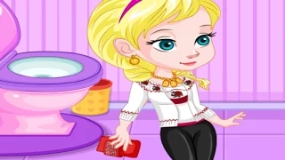 Baby Elsa Potty Train - Let's Help Baby Elsa To Use The Potty