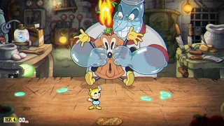 Cuphead DLC - Chef Saltbaker Boss Fight