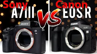 Sony A7III VS Canon EOS R Сравнение, плюсы и минусы.