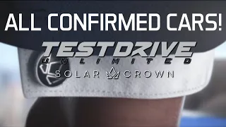 Confirmed Car List so far! - Test Drive Unlimited Solar Crown