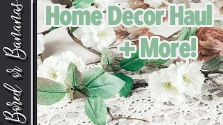 COTTAGE STYLE HOME DECOR + LIFESTYLE HAUL!  Fun Finds Friday VINTAGE COTTAGE WITH VINTAGE FLORALS