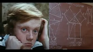 Школа СССР в 1979: Урок математики (песня До чего дошёл прогресс, из фильма Приключения Электроника)