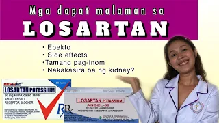 LOSARTAN side effects tagalog | LOSARTAN gamot sa high blood pressure | Simply Shevy