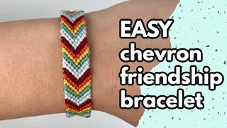 Chevron Friendship Bracelet Pattern | Super Easy DIY!