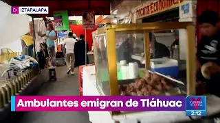 Vendedores pagan 100 pesos diarios para cambiar de lugar por Línea 12 | Noticias con Yuriria Sierra