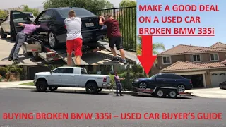 Cheap & Broken BMW 335i E90 - Who WE are & What WE do