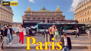 Paris walking tour 4K | walking around Avenue de l’opera paris 2021 | Paris 4K | A walk in Paris