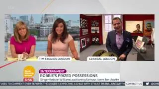 Richard Arnold Gets Nostalgic At Robbie Williams Auction | Good Morning Britain