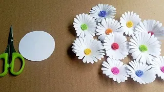 How to make a Beautiful Paper Flowers/DIY Paper Craft ideas 😄