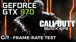 GTX 970 BLACK OPS 3 | FRAME-RATE BENCHMARK TEST | 1080p/High/Max Settings