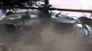 Helicopter crash test