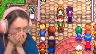 PROPOSING and MARRYING Sebastian in Stardew Valley! | BLIND REACTION |