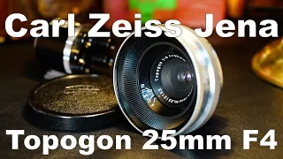 Carl Zeiss Jena Topogon 25mm F4 開放〜F16作例比較  HD 1080p