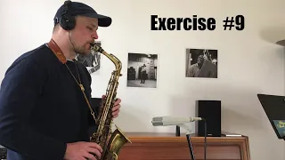 Basic Jazz Conception for Saxophone by Lennie Niehaus (Vol. 1) - Exercise #9