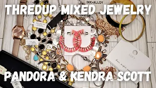 Pandora & Kendra Scott! Thredup Mixed 15 Jewelry Unboxing from Georgia! Jewelry Jar Unboxing!