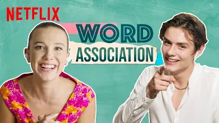 Millie Bobby Brown & Louis Partridge Play Words Associations | Enola Holmes | Netflix India