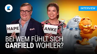 Bei wem würde sich GARFIELD wohler fühlen - Hape Kerkeling oder Anke Engelke?