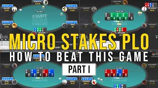 How to Beat MICRO STAKES Pot Limit Omaha Cash Games | PLO Poker Strategy