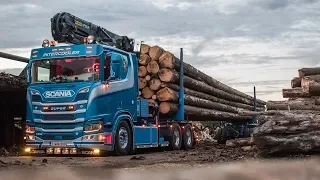 🚚💨 SCANIA R650 V8 NextGen : 🌲 TIMBERTRUCK TRANSPORTS TOUMATRA