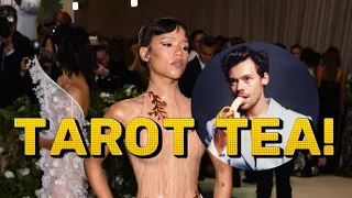 Tarot tea ☕️ on ❤️ Harry Styles & Taylor Russell ❤️ energies  update 🔮 at Met Gala alone