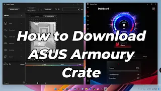 How to download ASUS Armoury Crate & Aura Creator in TUF/ROG series laptops