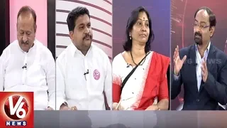 Special Discussion On KCR Comments In Public Meetings | Good Morning Telangana | V6 News