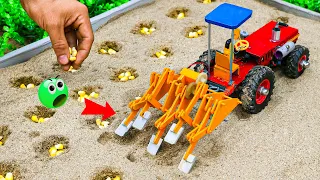 DIY tractor especially plough machine science project | diy Agricultural Machinery new technology