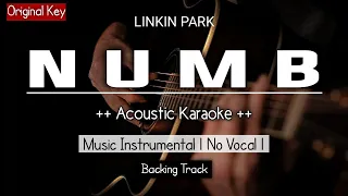 Numb - Linkin Park (Acoustic Karaoke) Original Key