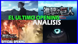 EL ÚLTIMO OPENING DE SHINGEKI NO KYOJIN | Opening 7 Analisis "The Rumbling"