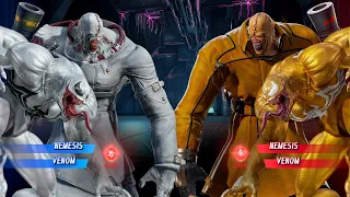 Nemesis & Venom vs Yellow Nemesis & Venom (Hardest Al) Marvel vs Capcom Infinite 4K UHD Gameplay