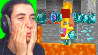 Reacting to Minecraft's Unluckiest Moments of ALL TIME...