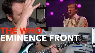 Guitar Teacher REACTS: THE WHO "Eminence Front" LIVE (Toronto 17th Dec 1982) 4K