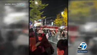 Woman captures chaos from deadly South Korea crowd accident: ‘Screaming and panicking’