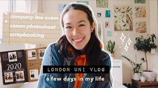 exam vlog 📝 a few days in my life as a london uni student ad