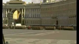 Russian Anthem at the military parade in St.Petersburg 2010