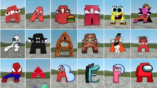ALL NEW 2D & 3D LETTER A ALPHABET LORE FAMILY in Garry's Mod !