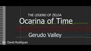 Zelda Ocarina of Time - Gerudo Valley (Arrangement) | Midi Mockup